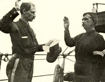 Tenente Lewis che Arruola di Nuovo Thomas Dixon, Guerra Ispano-Americana, 19 giugno 1898, 1899 da Burr McIntosh