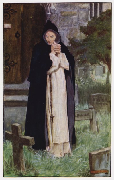 Illustrazione per The Cloister and The Hearth di Charles Reade da Byam (after) Shaw