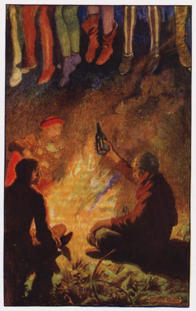 Illustrazione per The Cloister and The Hearth di Charles Reade da Byam (after) Shaw