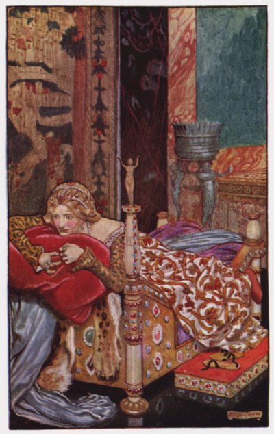 Illustrazione per The Cloister and The Hearth di Charles Reade (litografia a colori) da Byam (after) Shaw
