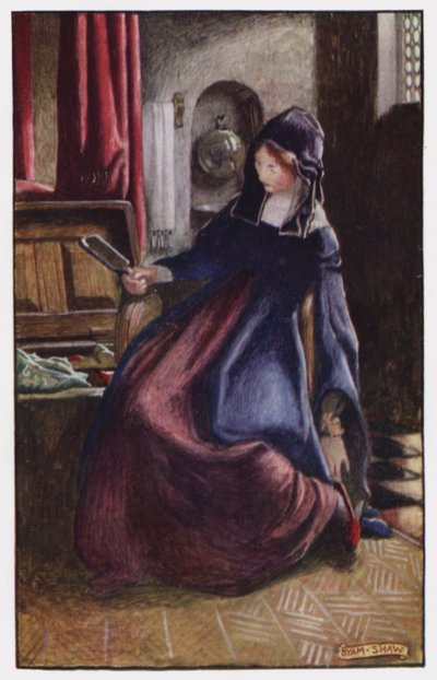 Illustrazione per The Cloister and The Hearth di Charles Reade (litografia a colori) da Byam (after) Shaw