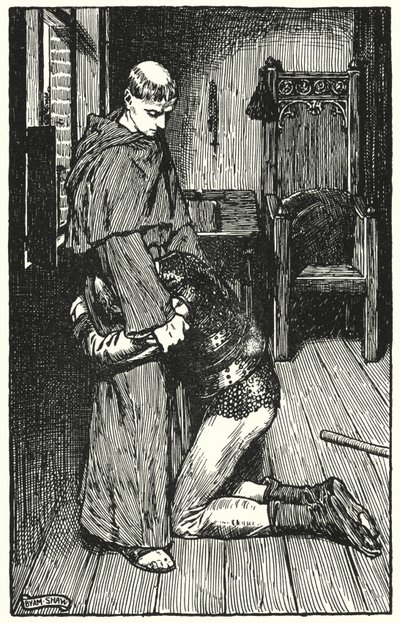 Illustrazione per The Cloister and The Hearth di Charles Reade da Byam (after) Shaw