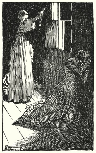 Illustrazione per The Cloister and The Hearth di Charles Reade da Byam (after) Shaw