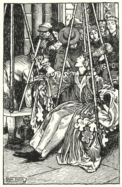 Illustrazione per Il chiostro e il focolare di Charles Reade da Byam (after) Shaw