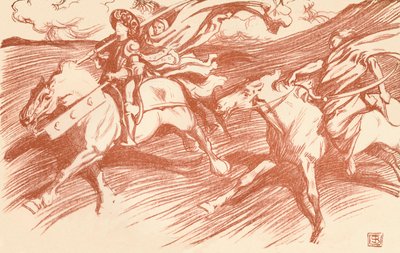 Il Cavaliere e i suoi Compagni da Byam Shaw