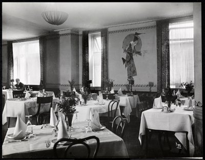 Una sala da pranzo all