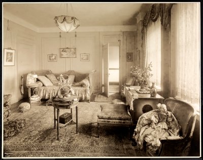 Il salotto della suite 1047 all