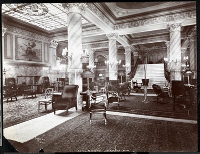La sala di ricevimento all