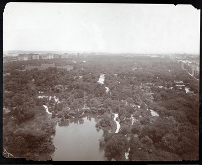 Vista di Central Park dall