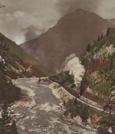 Il canyon del Kicking Horse da Byron Hill Harmon