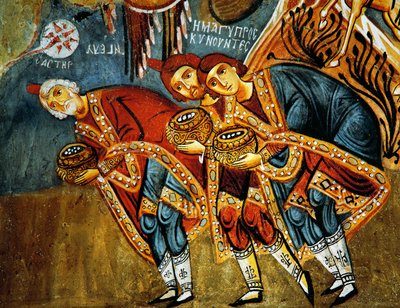 Adorazione dei Magi (XII secolo), Karanlik Kilise (Chiesa Oscura) (XII-XIII secolo), Goreme (Lista del Patrimonio Mondiale dell