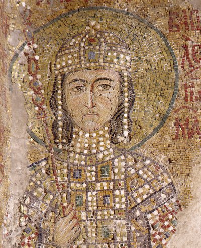 Alexios Komnenos in Hagia Sophia (mosaico) da Byzantine
