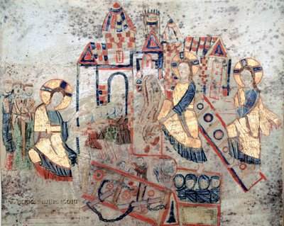 Arte bizantina: "Rappresentazione del Salvatore Cristo che abbatte le porte dell