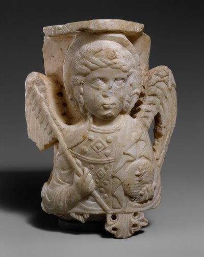 Capitello con busto dell