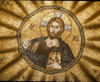 Cristo pantocratore (o Cristo in gloria) (Mosaico) da Byzantine