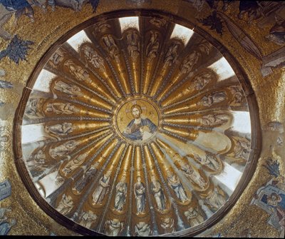 Cristo pantocratore (o Cristo in gloria) e gli Apostoli (Mosaico) da Byzantine