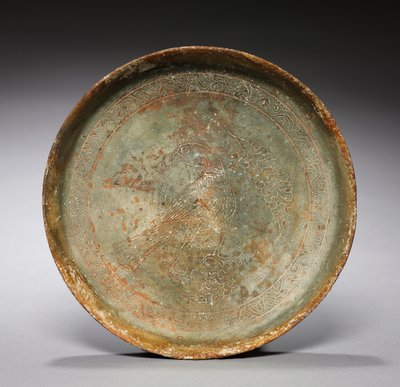 Piatto profondo con falco e fogliame, 1100 da Byzantine