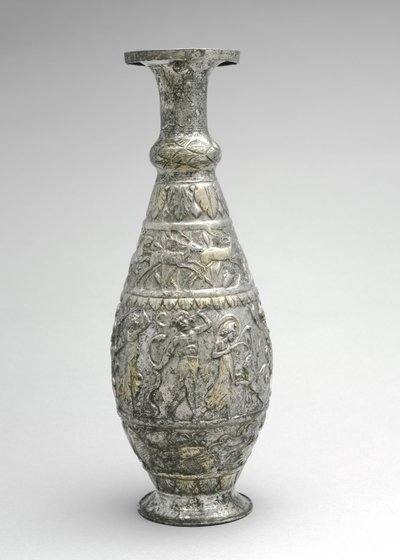 Brocca con scene di caccia, frutti di mare e vino, fine 300 da Byzantine