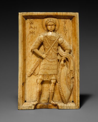 Icona con San Demetrio da Byzantine