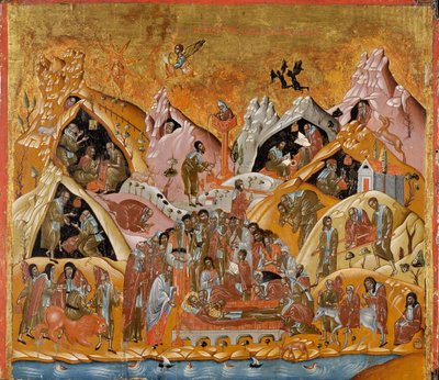 La Dormizione di San Saba il Santificato da Byzantine