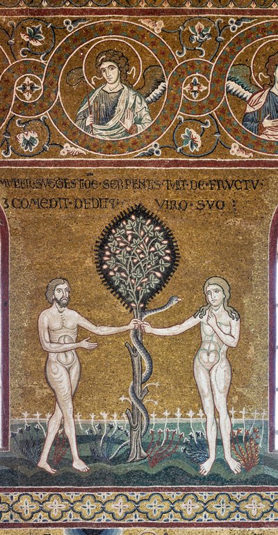Il peccato originale, mosaico bizantino, Ciclo dell