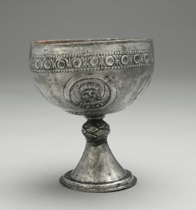 Calice dal Tesoro di Beth Misona, Costantinopoli o Siria, c.500-700 da Byzantine Byzantine