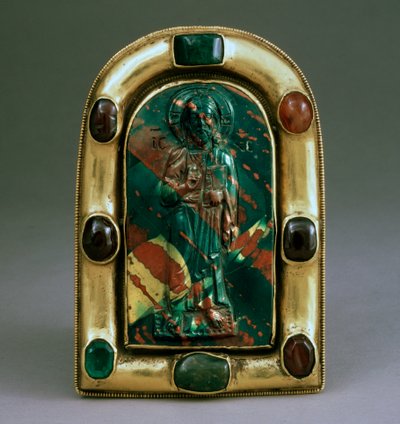Cammeo con Cristo benedicente, Bizantino, XI secolo da Byzantine Byzantine