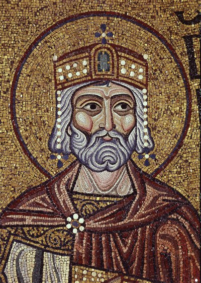Re Davide (dettaglio) da Byzantine Byzantine