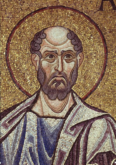 Il profeta Abdia (dettaglio) dei mosaici interni nella Basilica di San Marco, XII secolo da Byzantine Byzantine