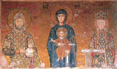 La Vergine con il Bambino tra l