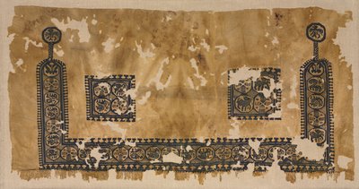 Sezione inferiore di una tunica, 400s da Byzantine PeriodEgyptian