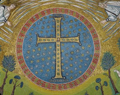 Crux gemmata da Byzantine School
