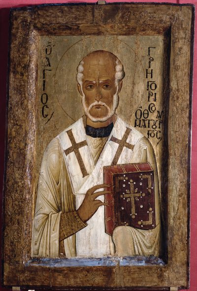 Icona di San Gregorio da Byzantine School