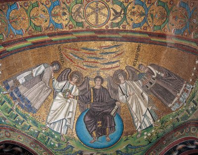 Italia, Emilia-Romagna, Ravenna, Basilica di San Vitale, mosaico dell