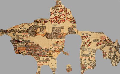 Mappa, Madaba, Giordania da Byzantine School