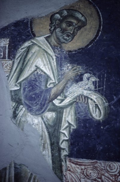 San Giuseppe, un dettaglio dalla Presentazione di Cristo al Tempio, c.1164 da Byzantine School