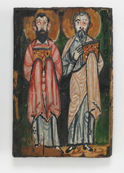 San Matteo e San Giovanni, copertina destra del Manoscritto di Washington III da Byzantine School