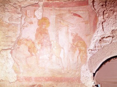 La Fuga in Egitto da Byzantine School