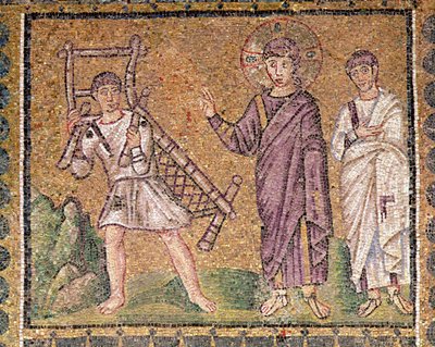 La guarigione del paralitico di Cafarnao, Scene della vita di Cristo da Byzantine School