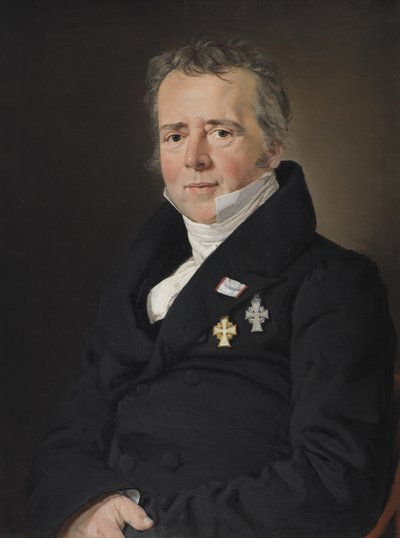 Ritratto dello scienziato Hans Christian Ørsted da C.A. Jensen