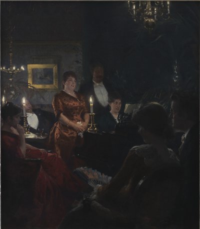 Ritratto della signora Gumperd da C.A. Jensen