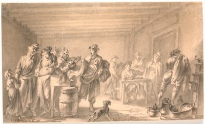 Una scena di sfratto da C.A. Lorentzen