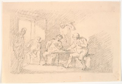 Interno con giocatori da C.A. Lorentzen