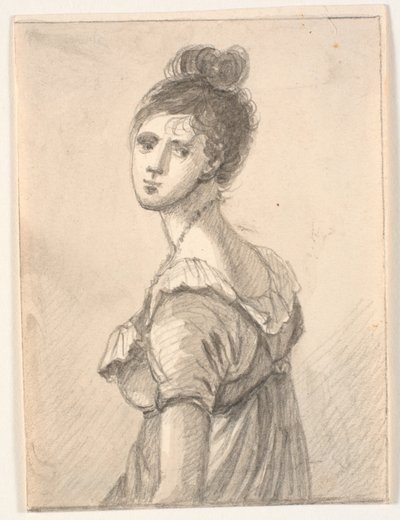 Ritratto di Donna a Mezzo Busto da C.A. Lorentzen