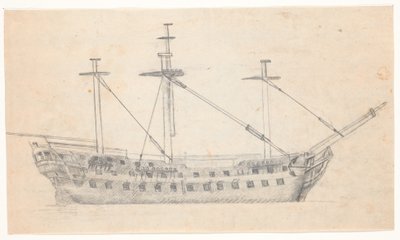 Nave da guerra. Due ponti da C.A. Lorentzen
