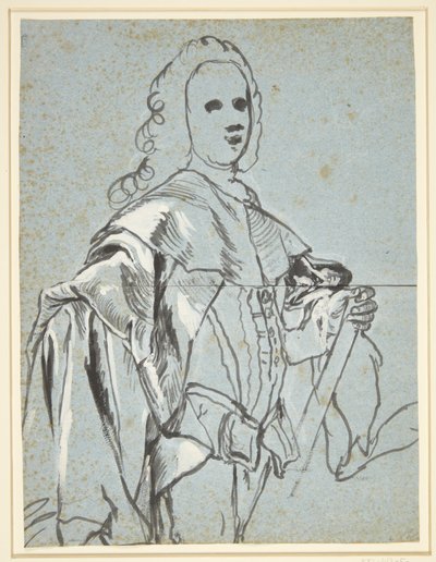 Studio per un ritratto, probabilmente di A.G. Moltke da C.G. Pilo