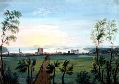 Veduta di Schwerin, mattina da C.H. Nipperdey