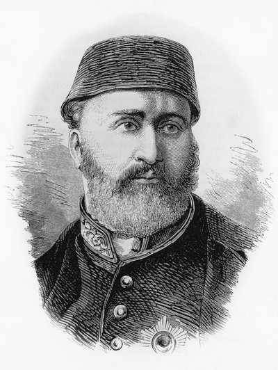 Ritratto di Abdulaziz (1830-1876), 32º Sultano dell