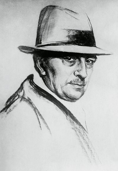 Ritratto di Dario Niccodemi (1874-1934), drammaturgo e scrittore italiano da J.B. and Brown J. Rowbotham