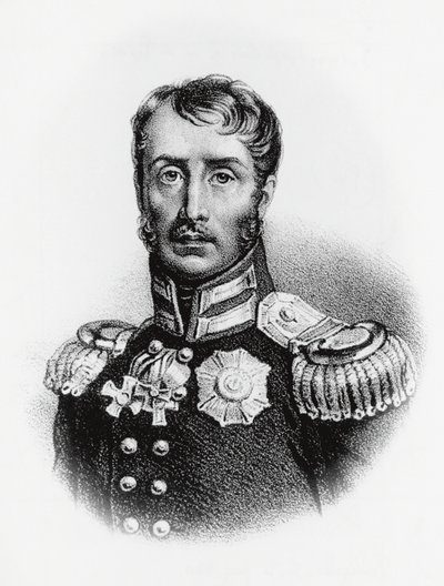 Ritratto di Federico Guglielmo III (1770-1840), Re di Prussia dal 1797, incisione da J.B. and Brown J. Rowbotham